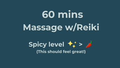 Image for 60 mins Massage Therapy blended with Reiki