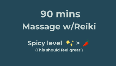 Image for 90 mins Massage Therapy blended with Reiki