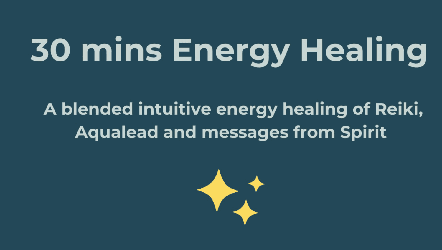 Image for Intuitive Energy Healing - 30 mins